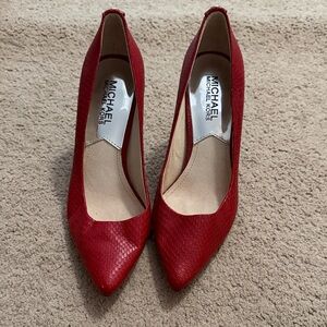 Michael Kors Bold Red Heels